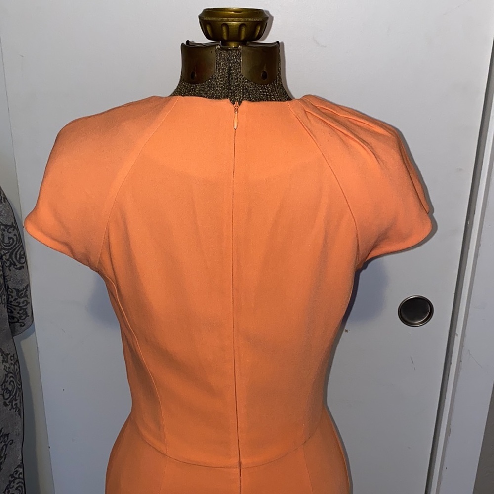 VIKTOR & ROLF ORANGE MIDI DRESS SMALL - Picture 9 of 16